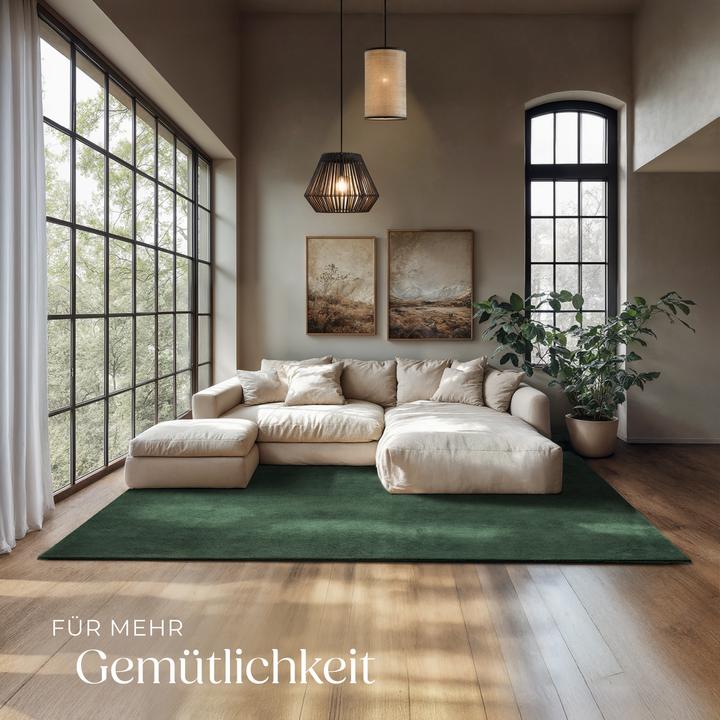 Actual product image tectake Short pile carpet Soft Zone (200 x 290 cm)
