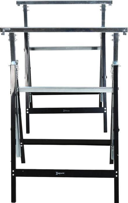 Immagine prodotto Swisshandel24 Cavalletto, cavallo di battaglia, regolabile in altezza, pieghevole, metallo, nero, 68 x 56 x (56 cm, 68 cm)