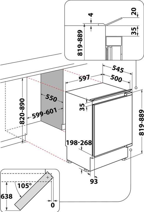 Actual product image Whirlpool Chłodziarka WBUF011 (126 l)