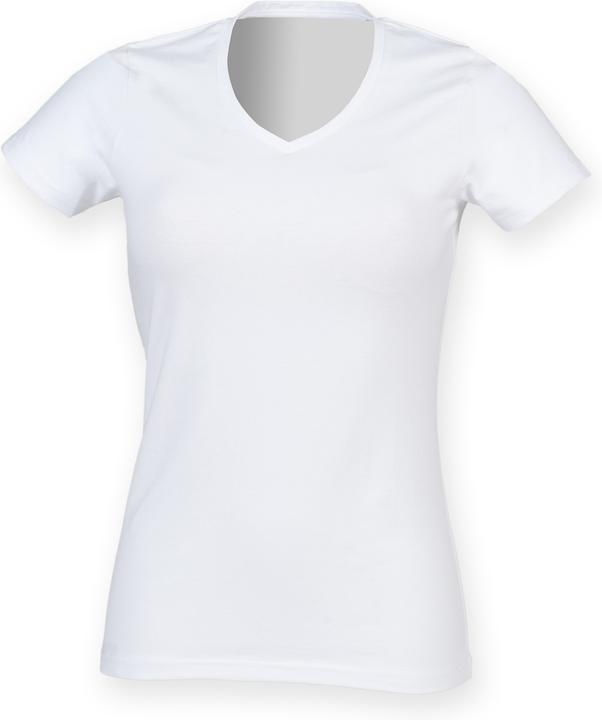 Image du produit Skinni Fit Feel Good T-shirt stretch avec encolure en V manches courtes (M)
