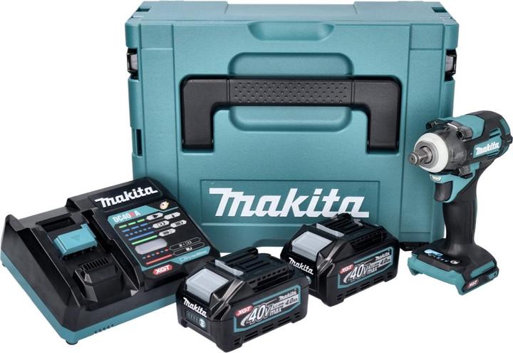 Image du produit Makita TW 004 GM201 Clé à choc sans fil 40 V max. 1/2" 350 Nm XGT Brushless + 2x batterie 4,0 Ah + (Fonctionnement sur batterie)