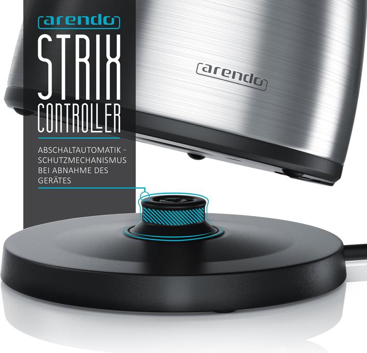 Produktbild Arendo Edelstahl Isolierkanne + Wasserkocher (1.20 l, EU-Stecker)