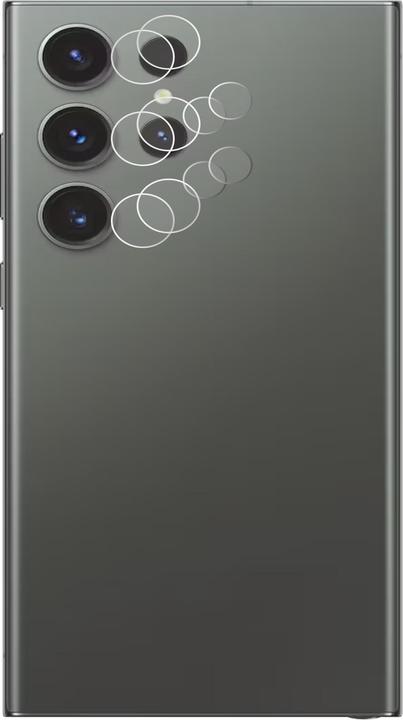 Actual product image ScreenLeaf Protective film sustainable screen protector screen protector film clear transparent (2 Piece, Samsung Galaxy S23 Ultra)