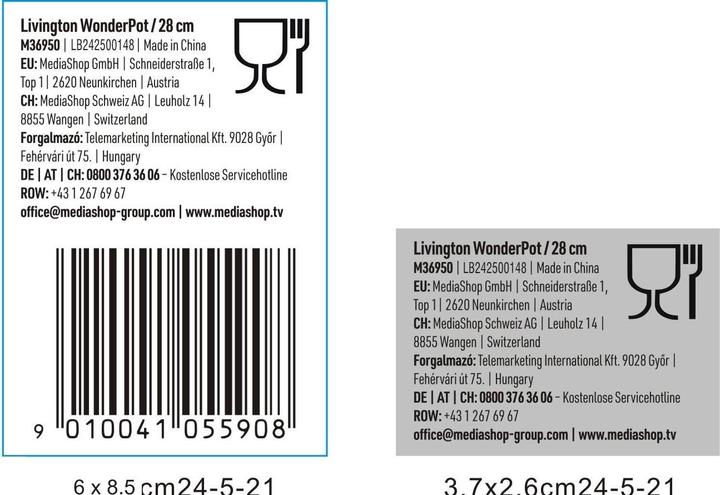 Produktbild Livington WonderPot (Bräter + Schmortopf, Kochtopf, Bratpfanne)