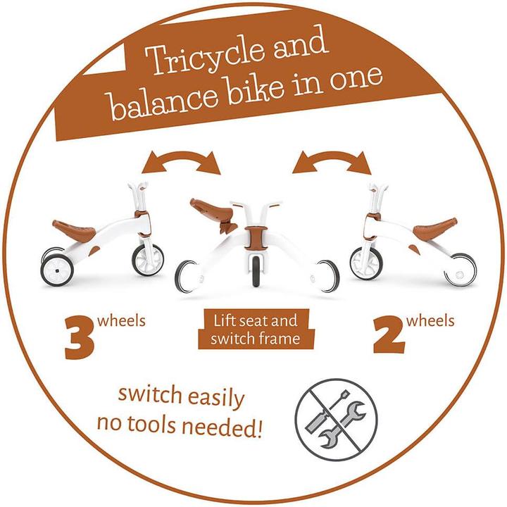 Image du produit Chillafish Bunzi Matte Edition Poussette + Balance Bike 2in1