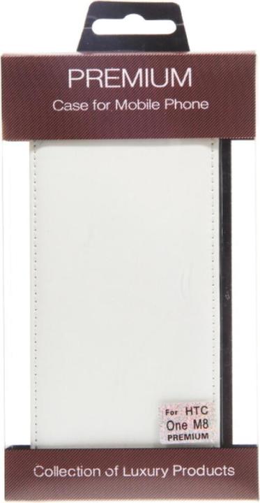 Immagine prodotto OEM Custodia Slim Flip in pelle HTC One M8 - Bianco (HTC One (M8), HTC One M8s)