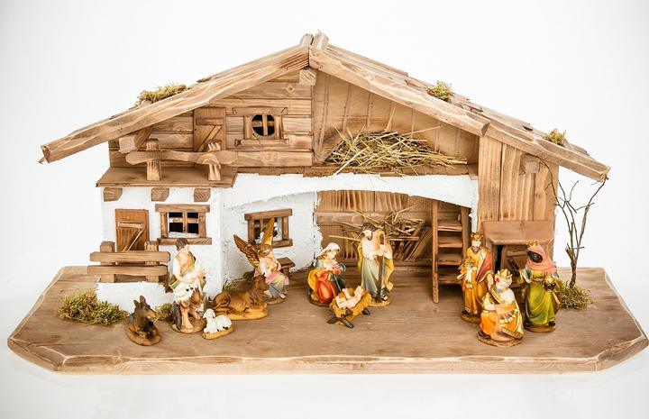 Actual product image Holz und Gartentrends Christmas cot W11