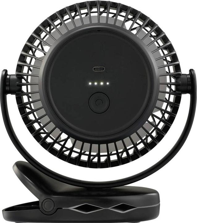 Produktbild Sygonix Akku-Ventilator 4 W Schwarz (55 dB)