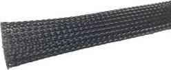 Actual product image Rs Pro Cable conduit black PET for cable Ø 5mm to 12mm, length 15m Braided stretchable (Cable conduit, 15.50 cm)