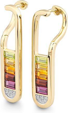 Produktbild Breuning OHRSCHMUCK - E.RHODOLITH/Brill. 0,06 Ct. H/si (750/18 K Gold)
