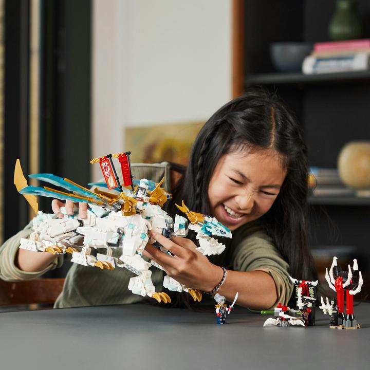 Actual product image LEGO Zane's ice dragon (71786, LEGO Ninjago)
