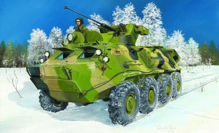 Actual product image Trumpeter BTR-60PB Upgraded