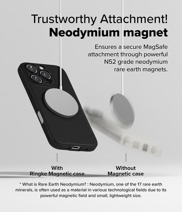 Produktbild Ringke Case for iPhone 16 Pro Max ONYX MAGNETIC BLACK (Apple iPhone 16 Pro Max)