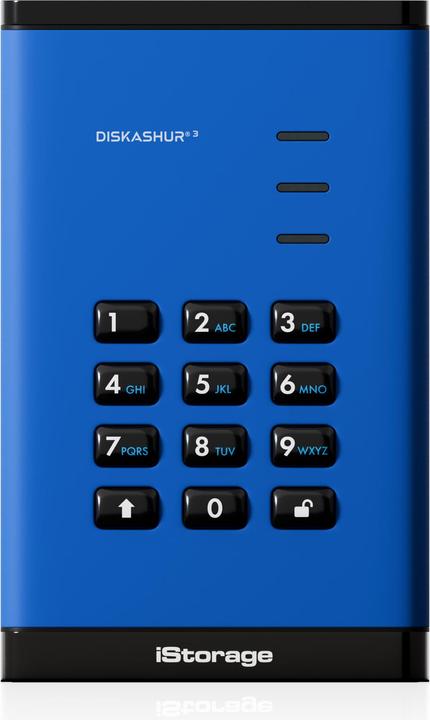 Produktbild iStorage diskAshur3 HDD 2TB - Blue (2 TB)
