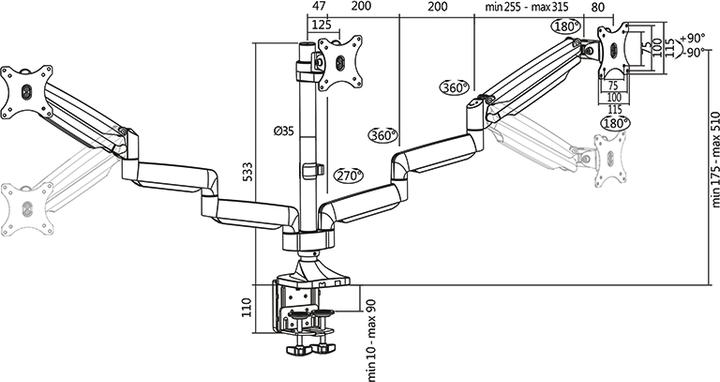 Produktbild LogiLink BP0052 (Tisch, 32")