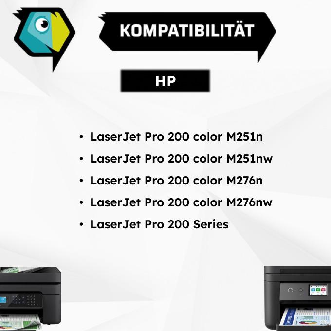 Actual product image Inkadoo Compatible toner for HP CF210A / 131A LaserJet Pro 200 colour M 251 nw LaserJet Pro 200 colour M (FC)