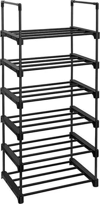 Songmics Schuhregal schwarz 45,0 x 30,0 x 106,0 cm (45 x 30 x 106 cm)
