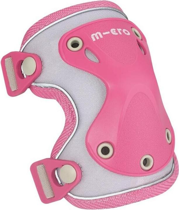 Micro Knie-/ Ellbogenschoner reflektiv Pink M (M, Knieschoner, Ellbogenschoner, Paar)