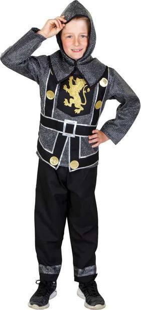 Produktbild MICA Festival Kostüm - Schwarzer Ritter - für Kinder - 3-teilig - verschiedene Grössen 122/128 (122)