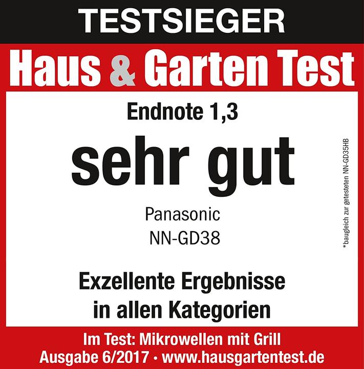 Actual product image Panasonic NN GD38HSGTG (23 l)