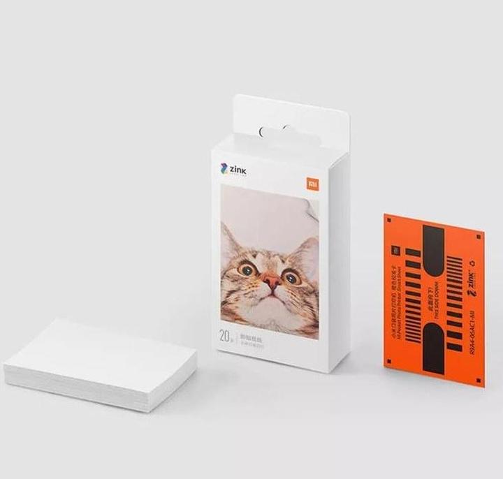Actual product image Xiaomi Mi Portable Photo Printer Paper (287 g/m², 50 x 76 mm, 20 x)