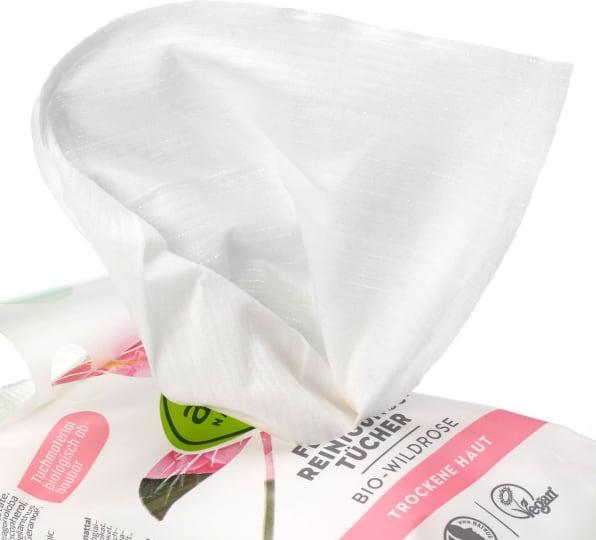 Produktbild dm alverde Reinigungstücher Bio-Wildrose (Reinigungstücher)