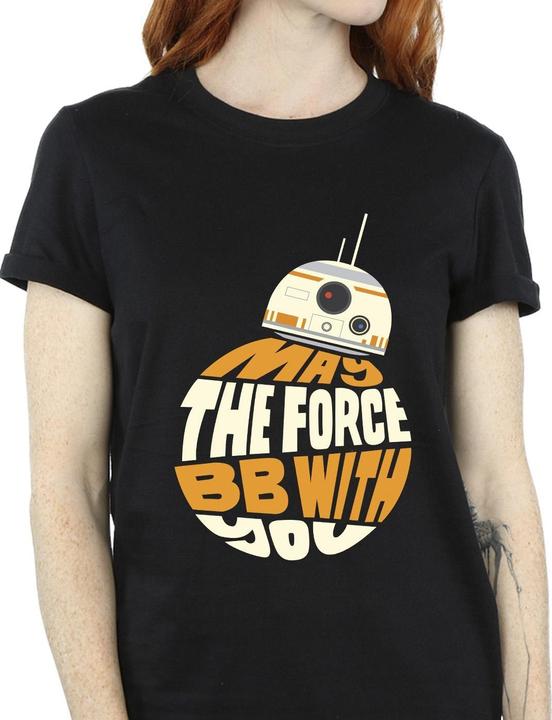 Immagine prodotto Star Wars May The Force BB8 Maglietta Ampia Donna (3XL)