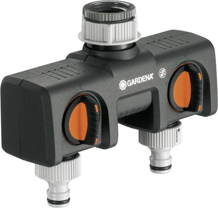 Actual product image Gardena 2-way + water meter (2 way distributor, 30.30 mm)