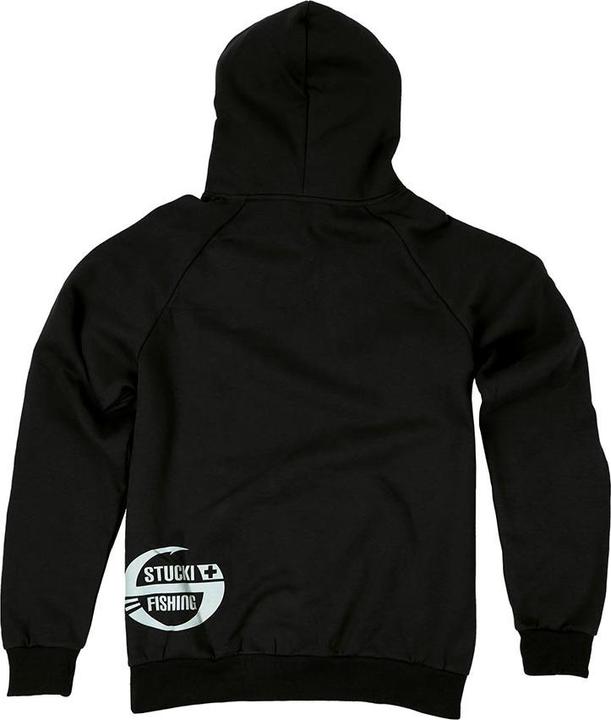 Produktbild Stucki Fishing Hoodie Because Fanatics, Schwarz (M)