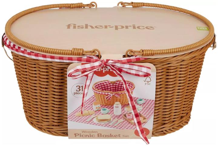 Image du produit Fisher-Price Set de paniers à pique-nique en bois