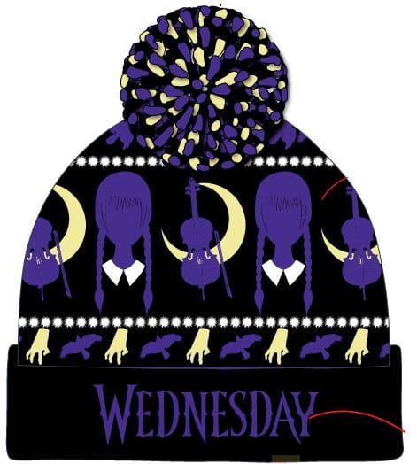 Actual product image Heroes Inc Wednesday Pom-Pom Beanie