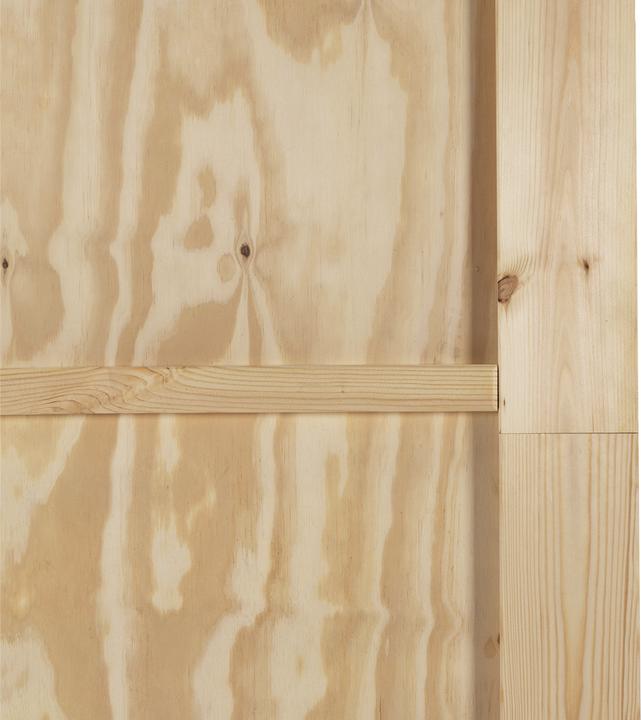 Produktbild VidaXL Schiebetür mit Hardware-Set 83x202 cm Massivholzkiefer
