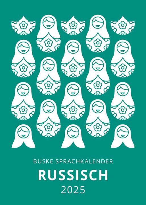 Image du produit Calendrier linguistique russe 2025 (11,5 x 16 cm, Couverture rigide, Allemand)