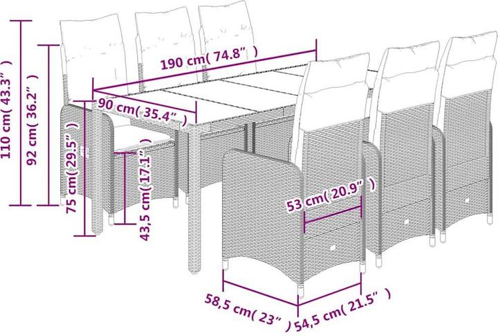 Actual product image VidaXL Bad Segeberg (90 cm)