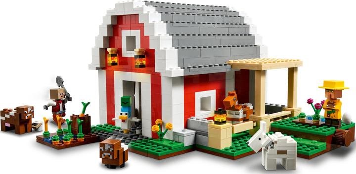 Actual product image LEGO The red barn (21187, LEGO Minecraft)