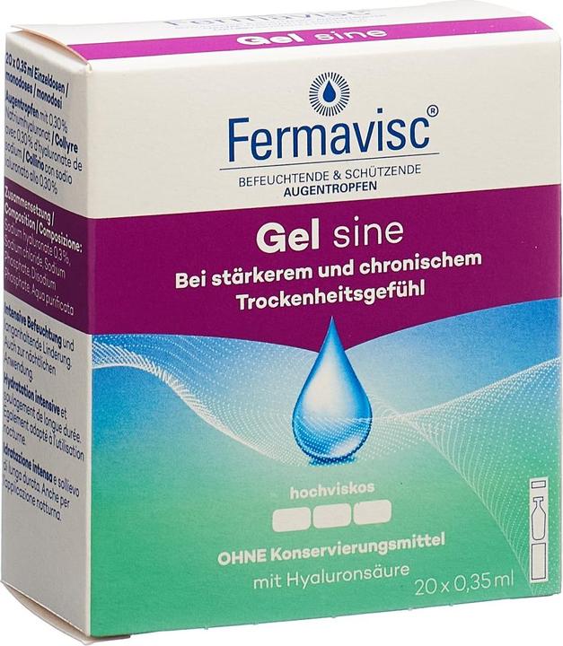 Produktbild OmniVision Fermavisc Gel Sine (7 ml, Fermavisc Gel sine Gtt Opht)