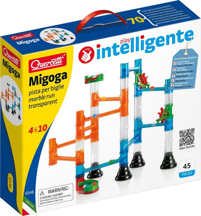 Produktbild Quercetti Migoga Marble Run Transparent Kugelbahn (45 Teile)