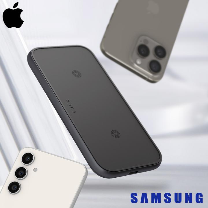 Image du produit Zens Alu Dual Fast Wireless Charger 30W USB PD (20 W)