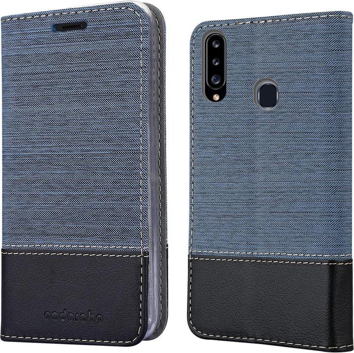 Productafbeelding Cadorabo Boek Jeans Optiek Cover (TCL A30, Samsung Galaxy M10, Samsung Galaxy A20)