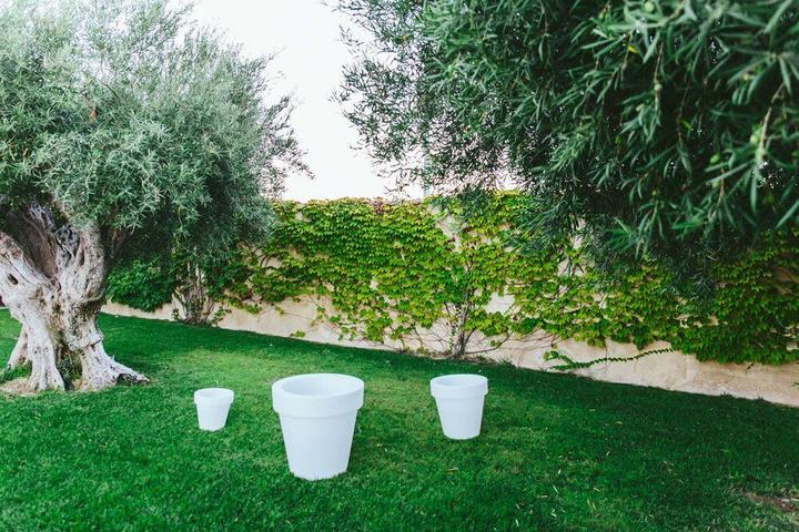 Actual product image Newgarden MAGNOLIA 120 LED XXL flower pot, planter illuminated very large outdoor E27 ø120x114cm IP6