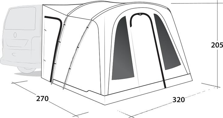 Actual product image Outwell San Diego (Awning, 11.20 kg)