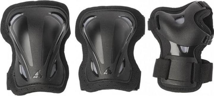 Immagine prodotto Rollerblade Skate Gear Pack (M, Protettori gomito, Protezioni per i polsi, Ginocchiera, Esemplare unico)