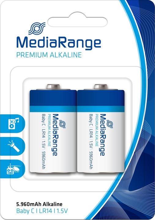 Image du produit MediaRange Premium - Pile 2 x LR14 / Type C (2 pcs, C, 5960 mAh)