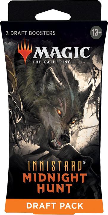Produktbild Magic the Gathering Midnight Hunt - Draft Booster 3 pack - Englisch (Englisch, Booster Pack)