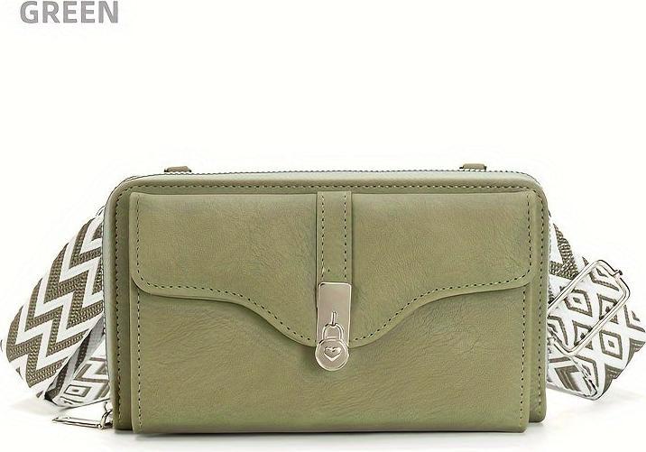 Produktbild Only-Bags.Store Klassische minimalistische Schultertasche, trendige Umhängetasche mit geometrischem Muster und