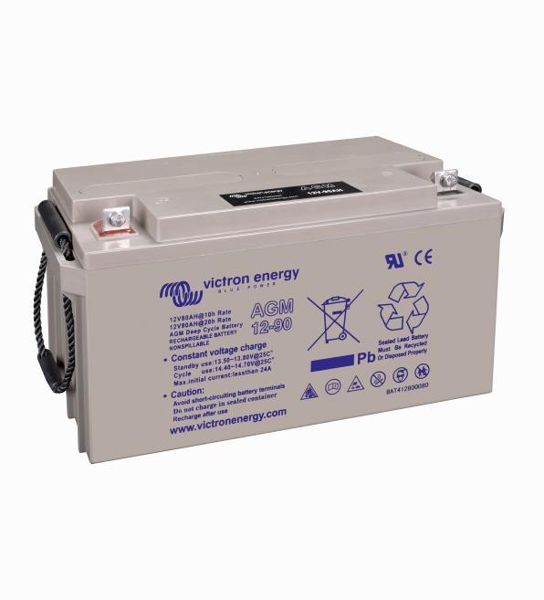 Image du produit Victron Energy Batterie AGM Deep Cycle (12 V, 90 Ah)