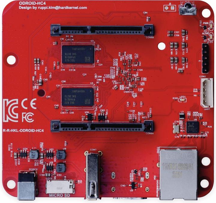 Immagine prodotto Odroid HC4 con OLED