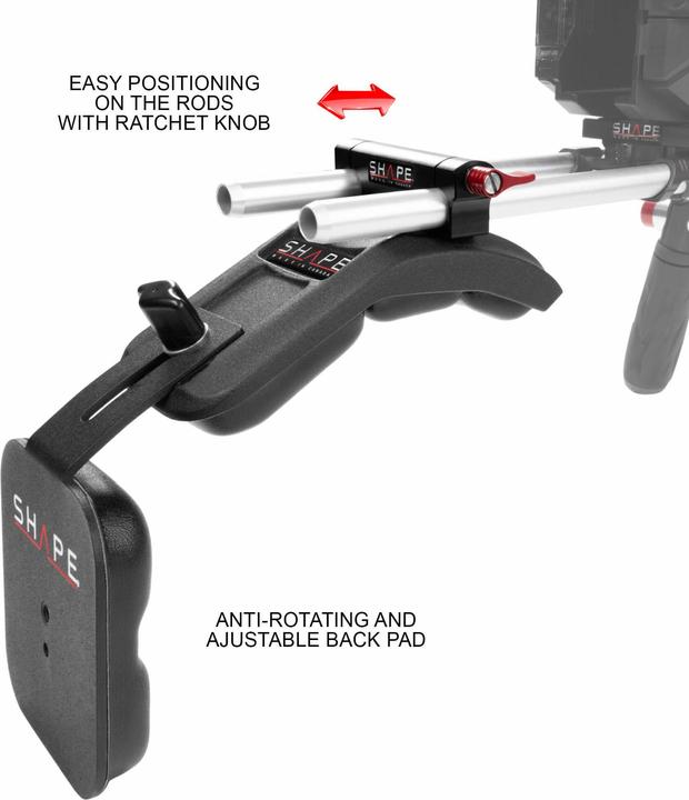 Actual product image Shape Blackmagic Pocket Cinema 4K / 6K Shoulder Mount, Matte Box, Follow Focus (Mat Box, Follow Focus)