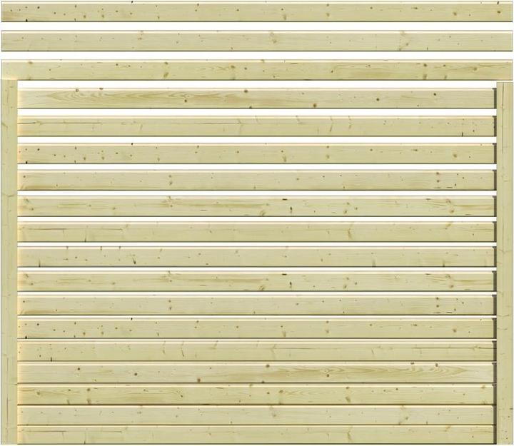 Image du produit Karibu Paroi latérale pour carport simple ou double