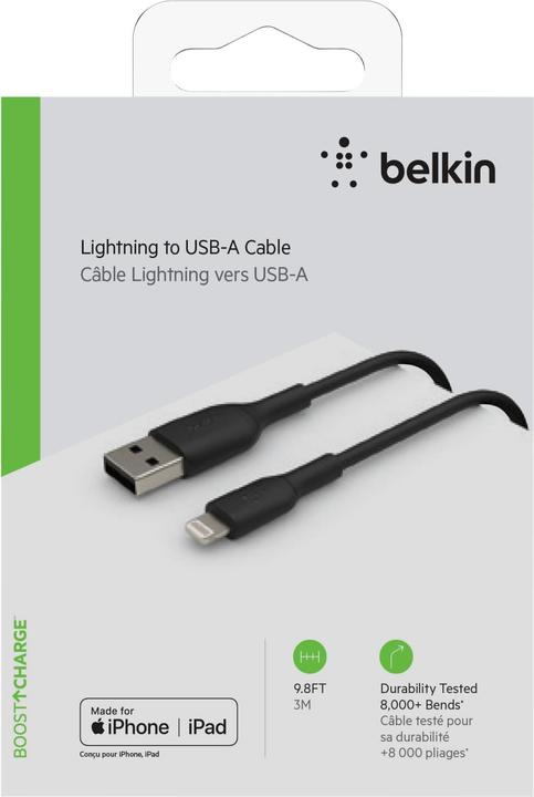 Produktbild Belkin CAA001bt3MBK (3 m, USB 2.0)